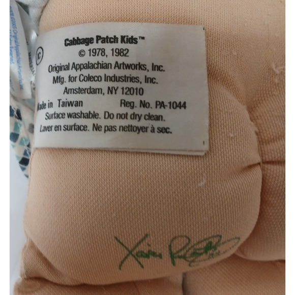 Vintage 1982 Collectible Cabbage Patch Doll/ Xavier Roberts/Bald Boy - Picture 7 of 7
